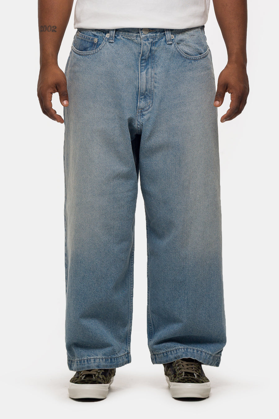 Beams Wide Fit Jean in Light Blue - Notre