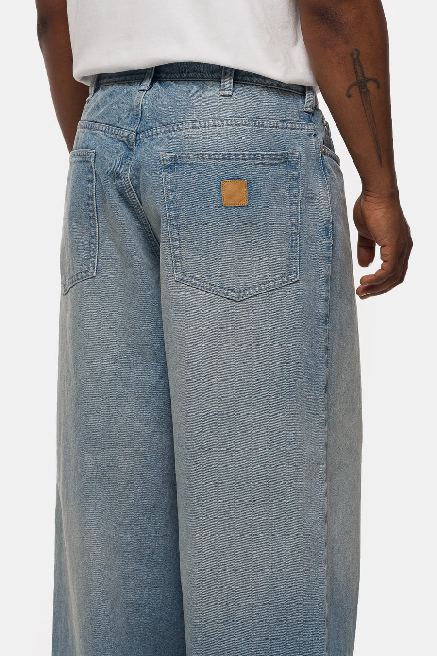 Beams Wide Fit Jean in Light Blue - Notre