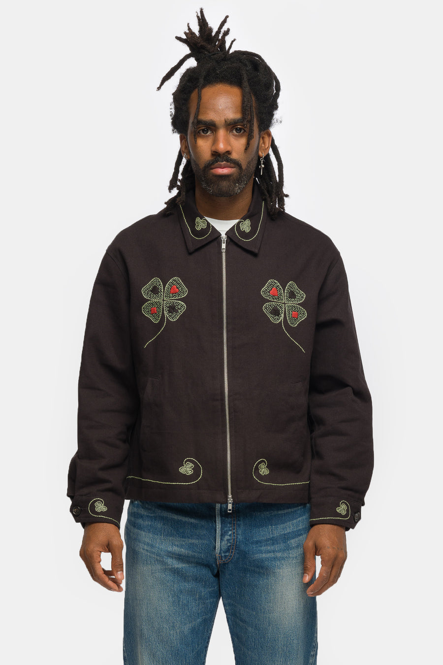 Bode Lucky Draw Jacket in Black - Notre