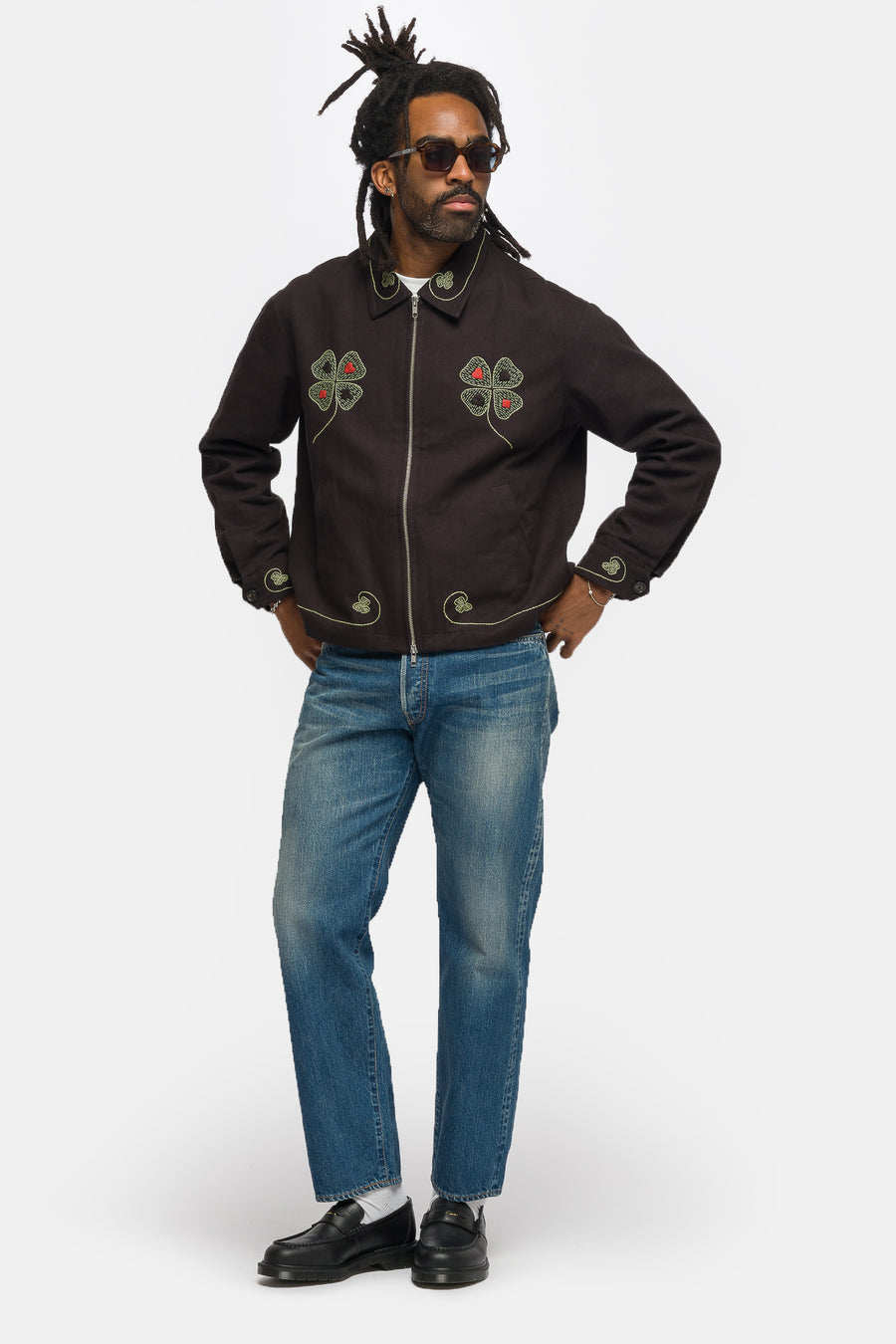 Bode Lucky Draw Jacket in Black - Notre