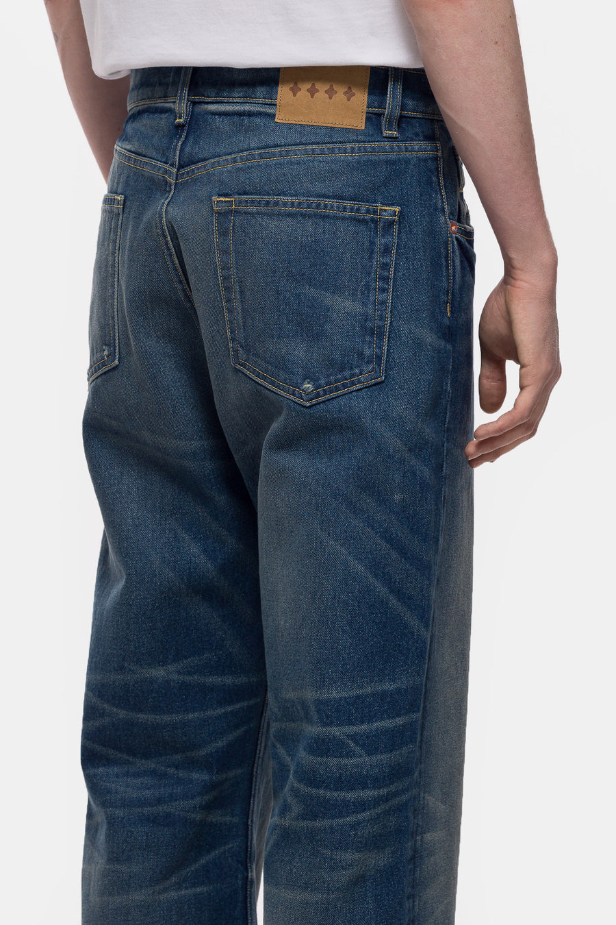 Bare Knuckles Arthur Straight Leg Jean in Fifty Six Blue - Notre