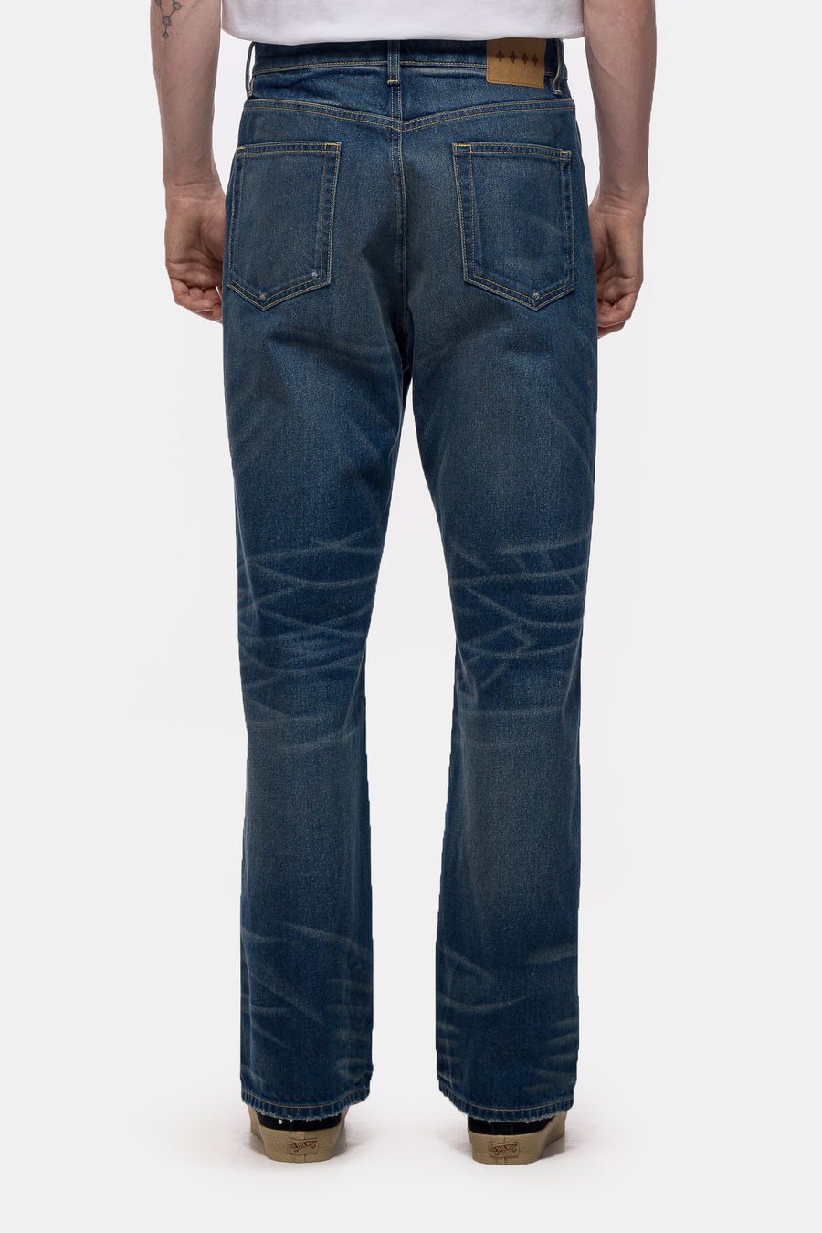 Bare Knuckles Arthur Straight Leg Jean in Fifty Six Blue - Notre