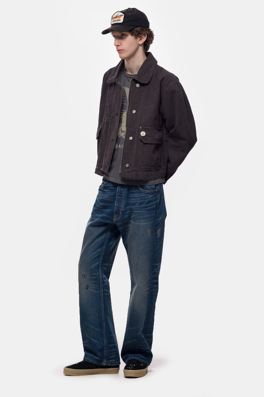 Bare Knuckles Arthur Straight Leg Jean in Fifty Six Blue - Notre