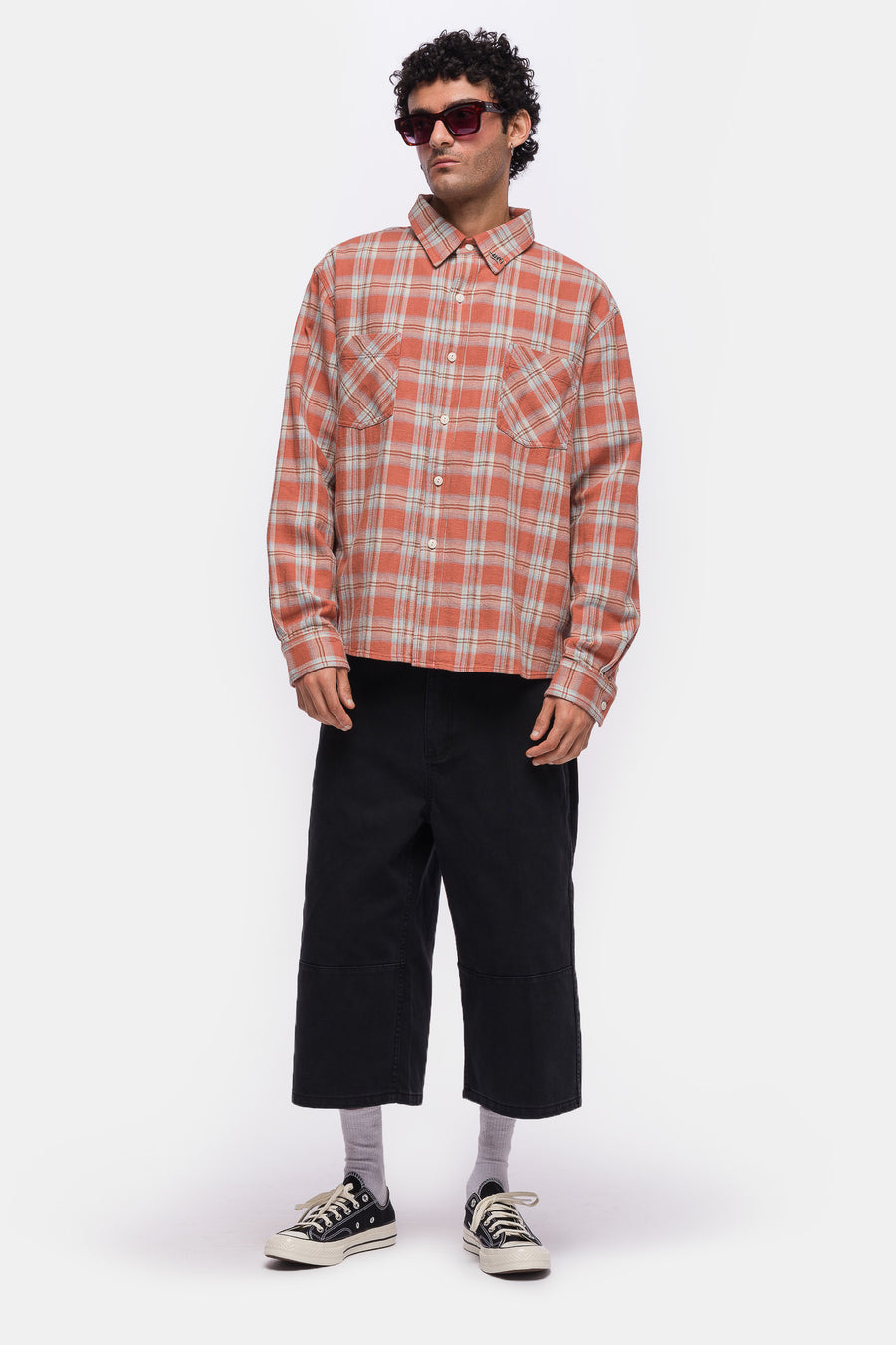 Bare Knuckles Bedford Cord Short in Aged Black - Notre