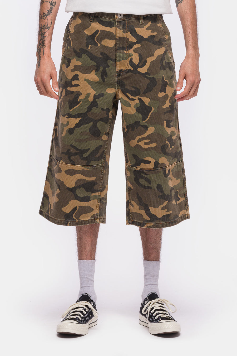 Bare Knuckles Bedford Cord Short in Star Camo - Notre