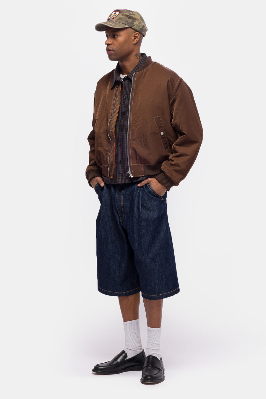 Bare Knuckles Breach Bomber Jacket in Brown - Notre