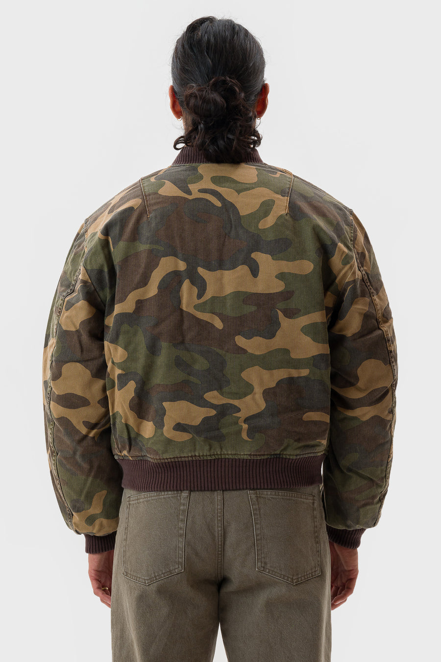 Bare Knuckles Breach Bomber Jacket in Star Camo - Notre