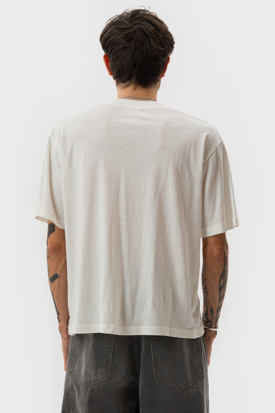 Bare Knuckles Mickey T-Shirt in Rinse White - Notre
