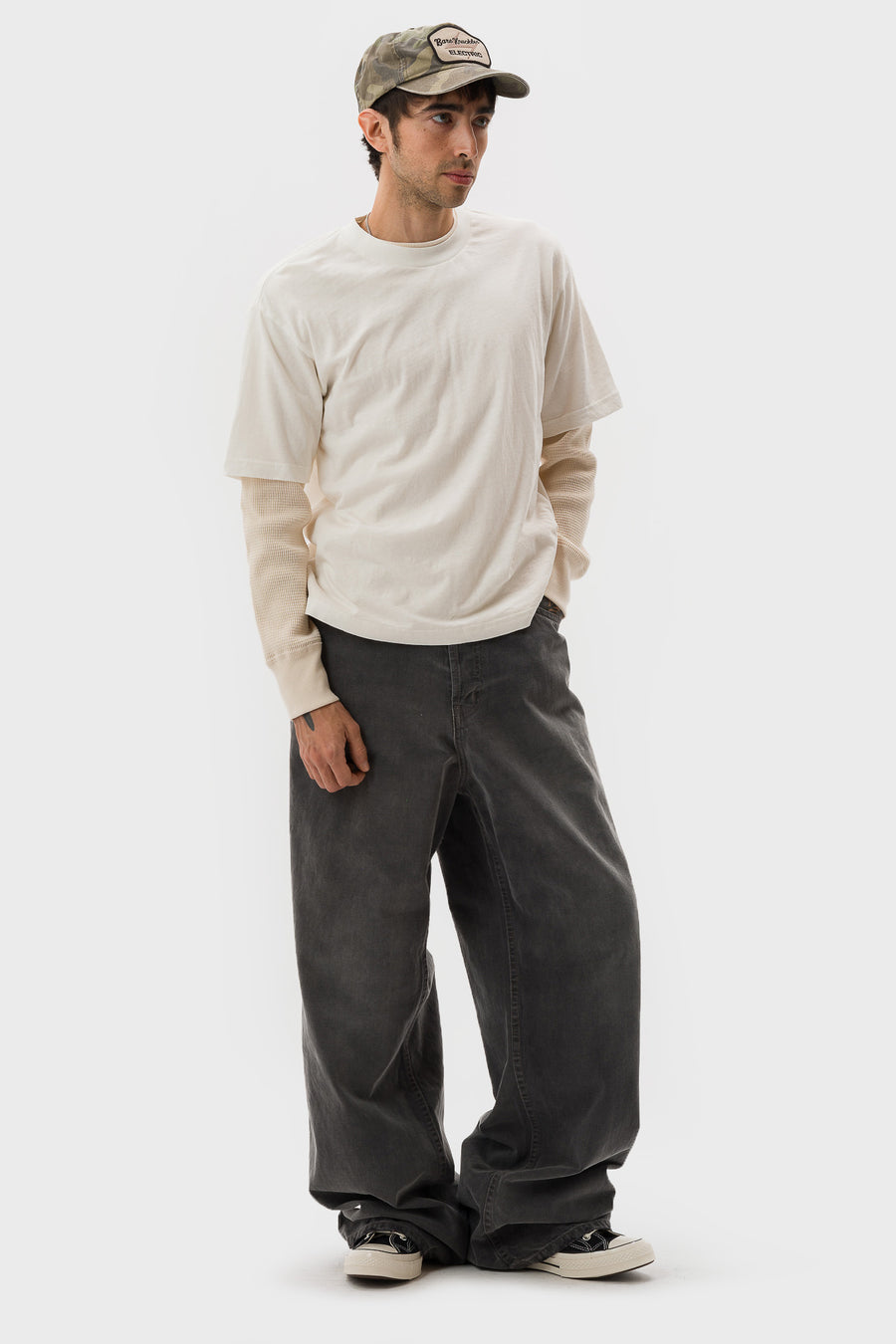 Bare Knuckles Mickey T-Shirt in Rinse White - Notre