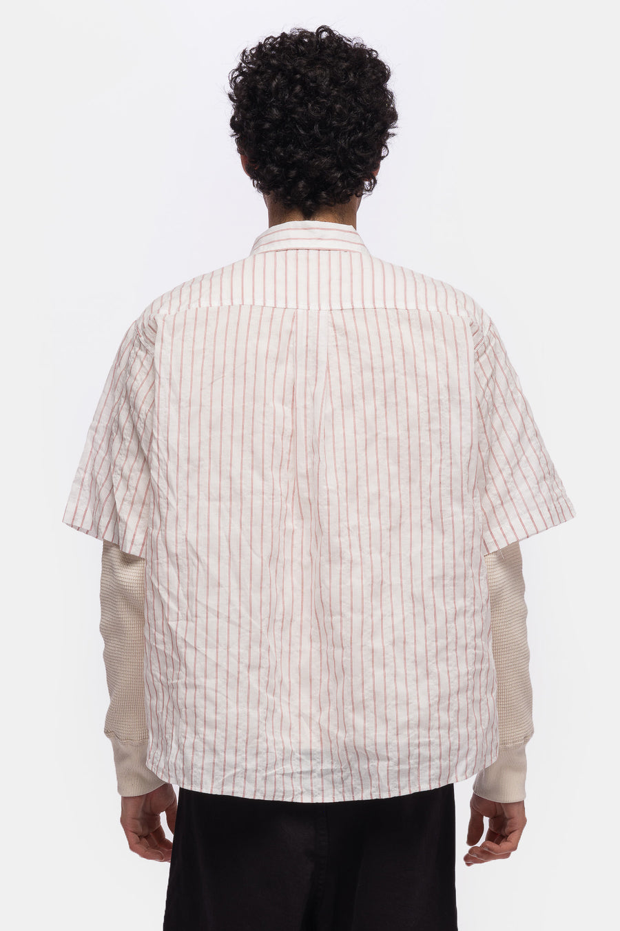 Bare Knuckles Paulie S/S Shirt in White/Red - Notre