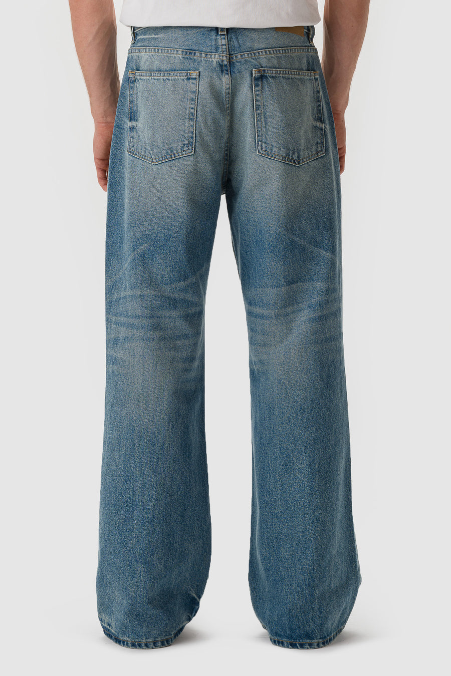 Bare Knuckles Serge Loose Bootcut Jean in Dusk Indigo - Notre