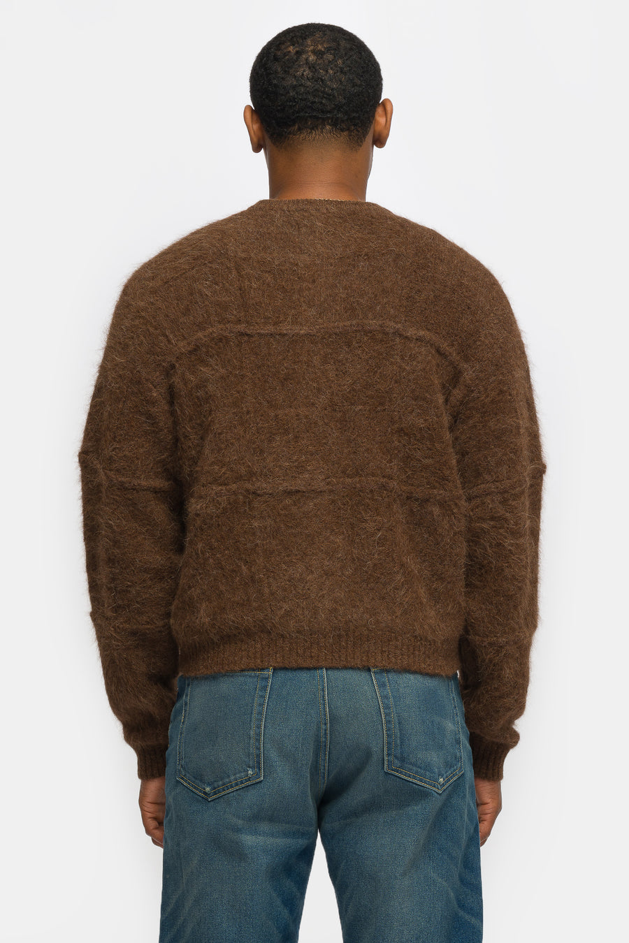 Bare Knuckles Tinsley Alpaca Cardigan in Tobacco - Notre