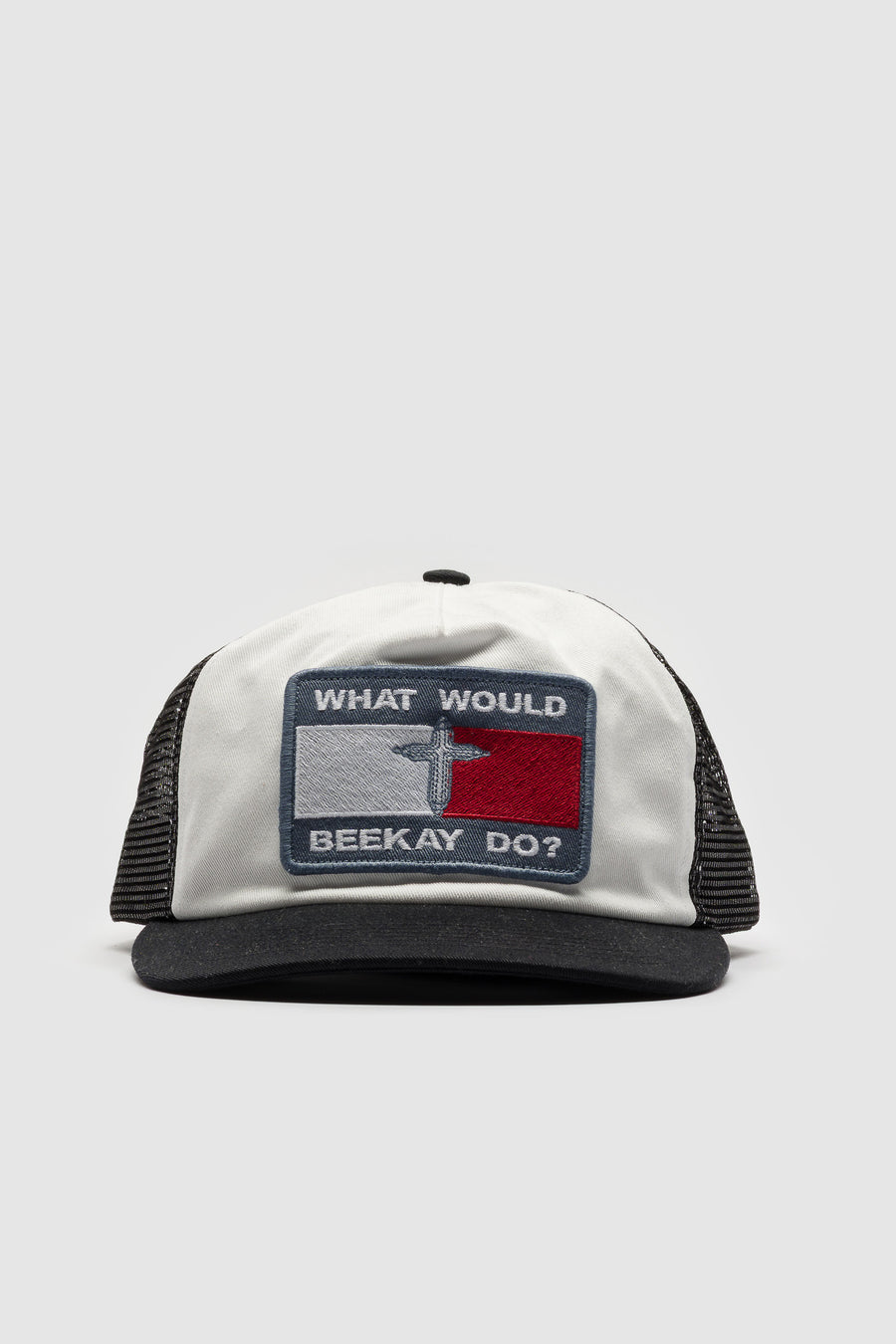 Bare Knuckles WWBKD Mesh Trucker Hat in Black/White - Notre