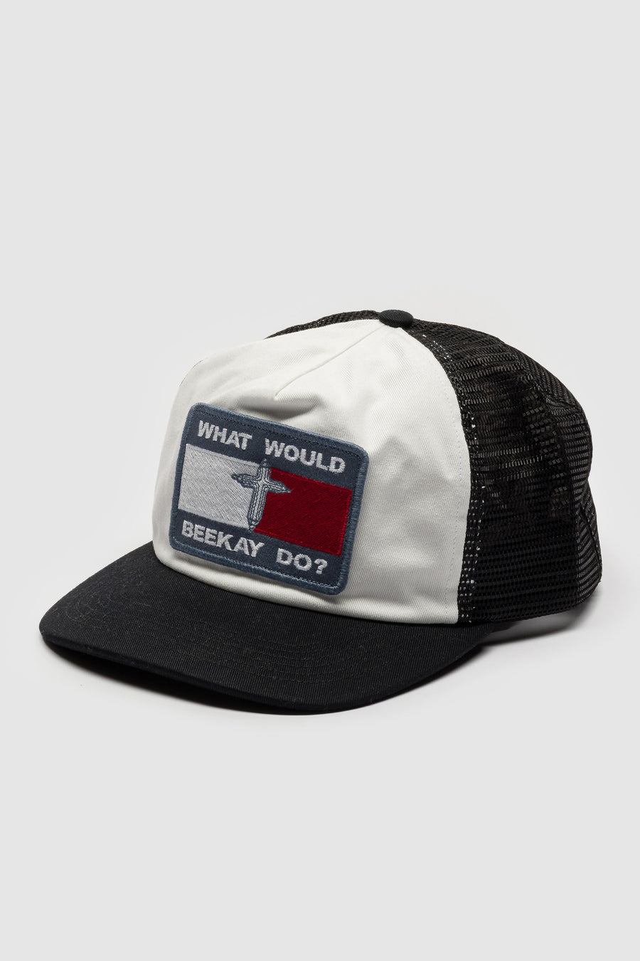 Bare Knuckles WWBKD Mesh Trucker Hat in Black/White - Notre