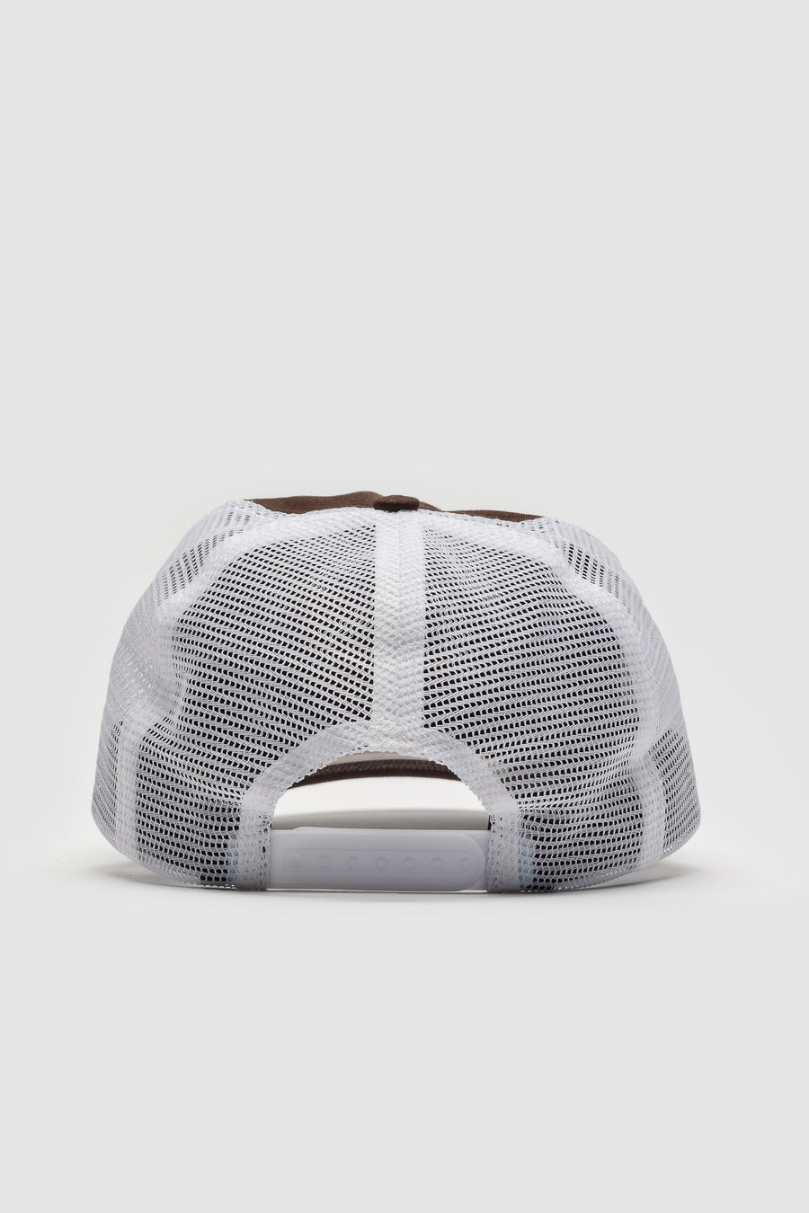 Bare Knuckles World Mesh Trucker Hat in Espresso/White - Notre
