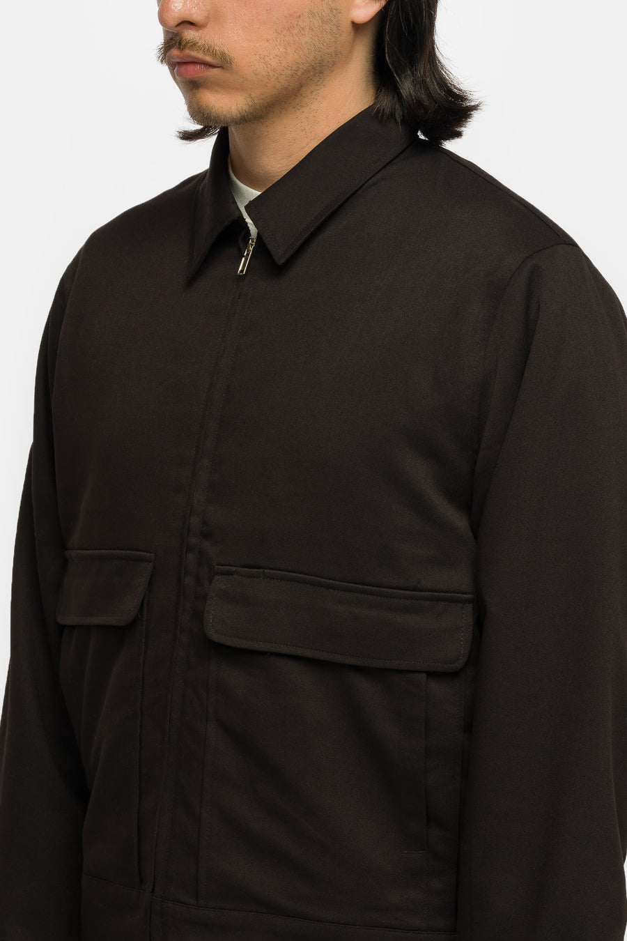 Basketcase Gallery Big Mac Silk Lined Jacket in Jet Black - Notre