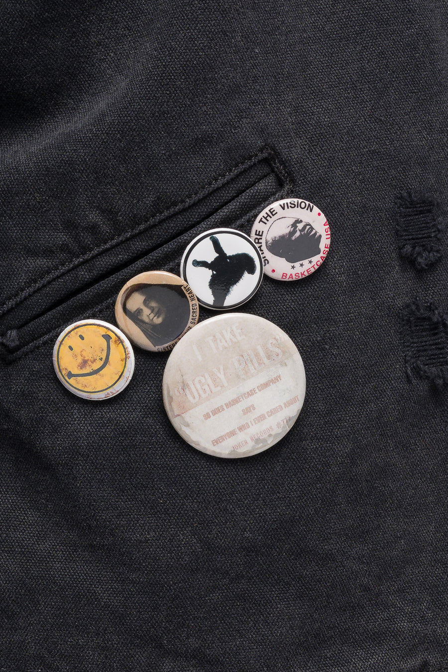 Charms Work Jacket in Vintage Black