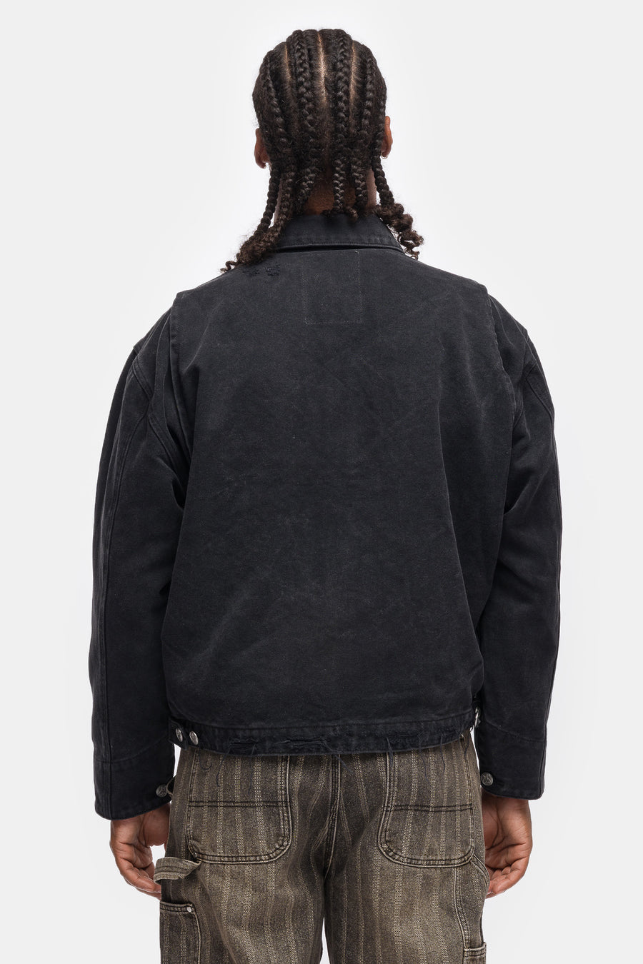 Charms Work Jacket in Vintage Black