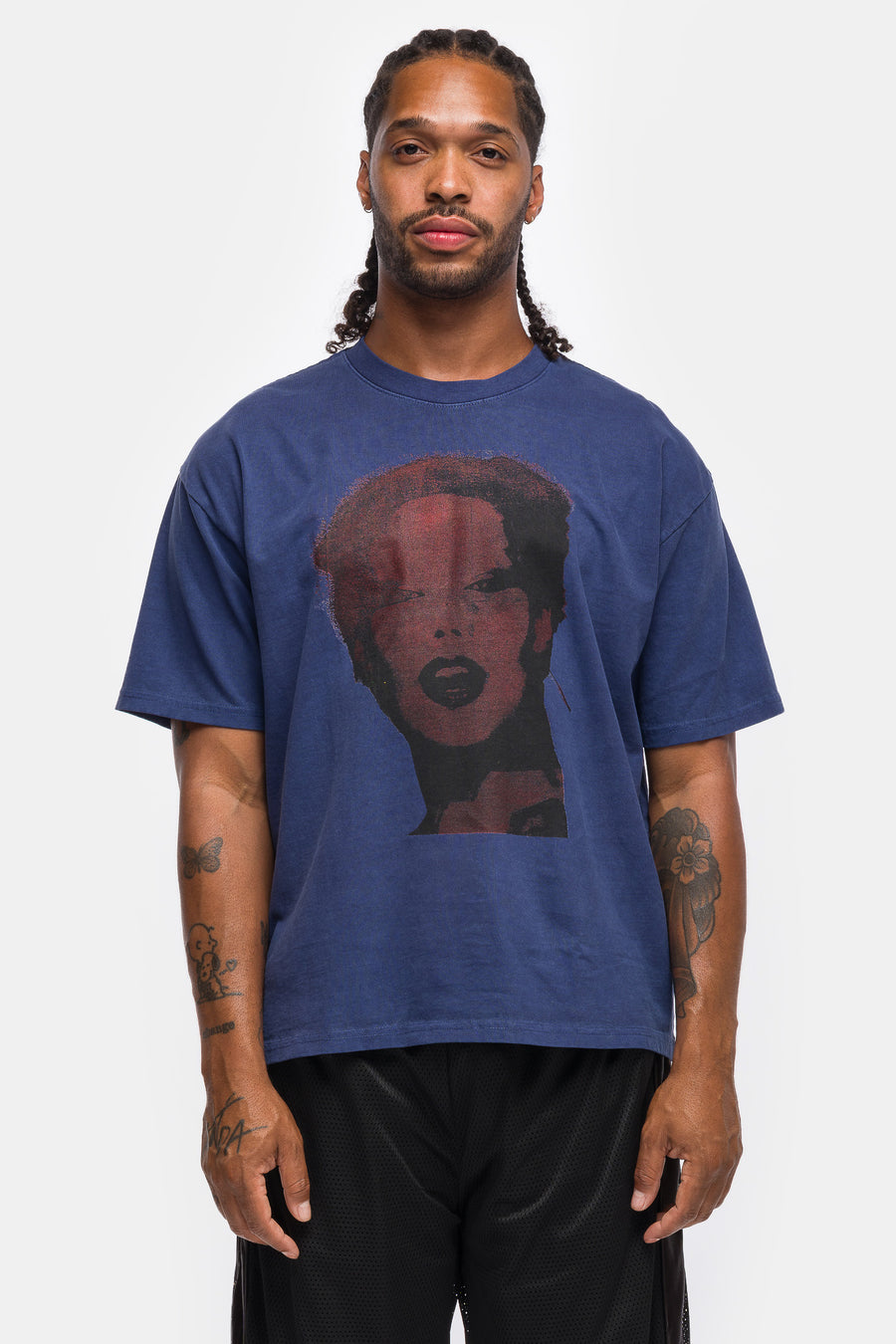 Cocoon T-Shirt in Washed Navy