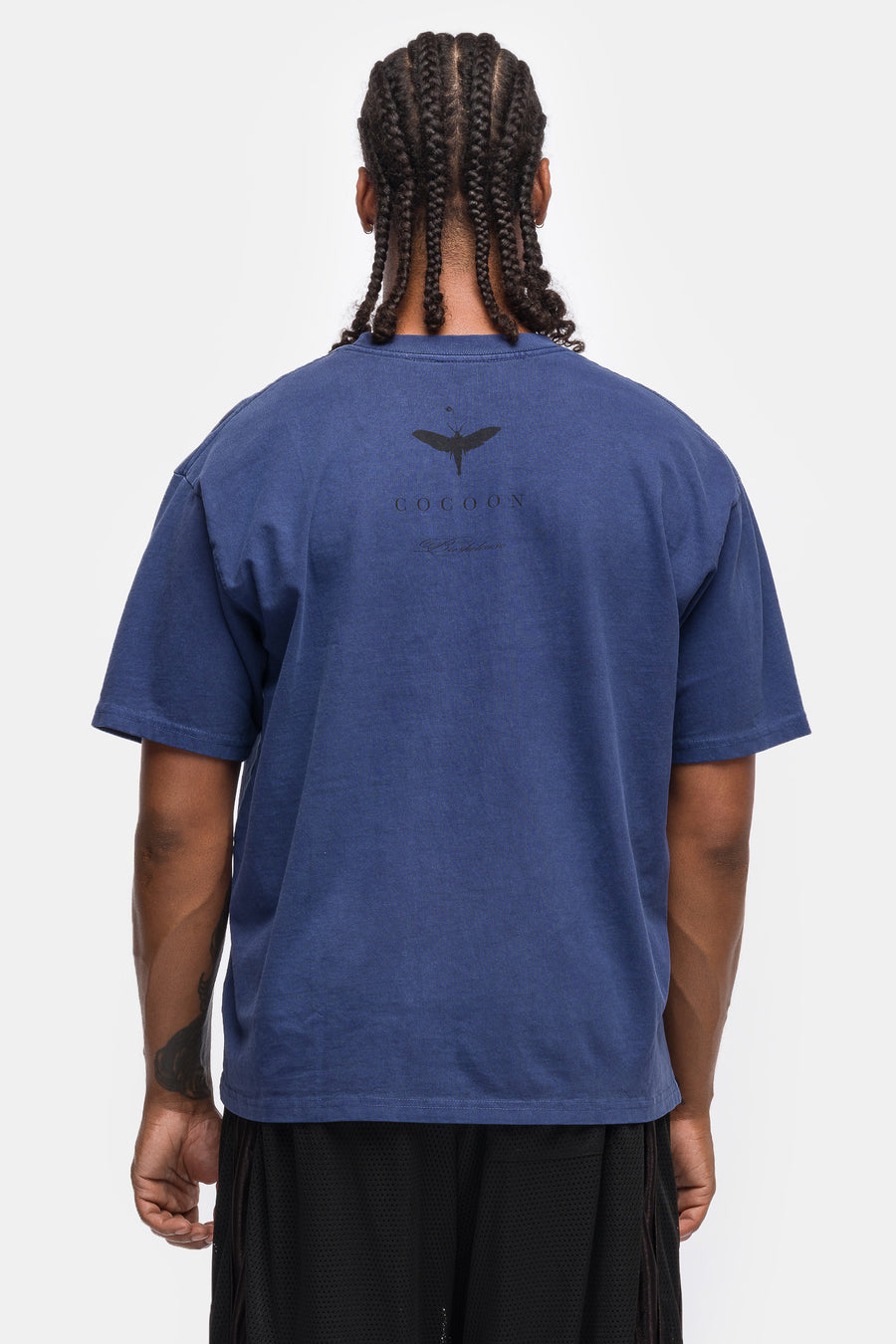 Cocoon T-Shirt in Washed Navy