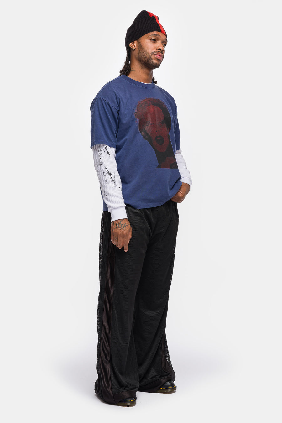 Cocoon T-Shirt in Washed Navy