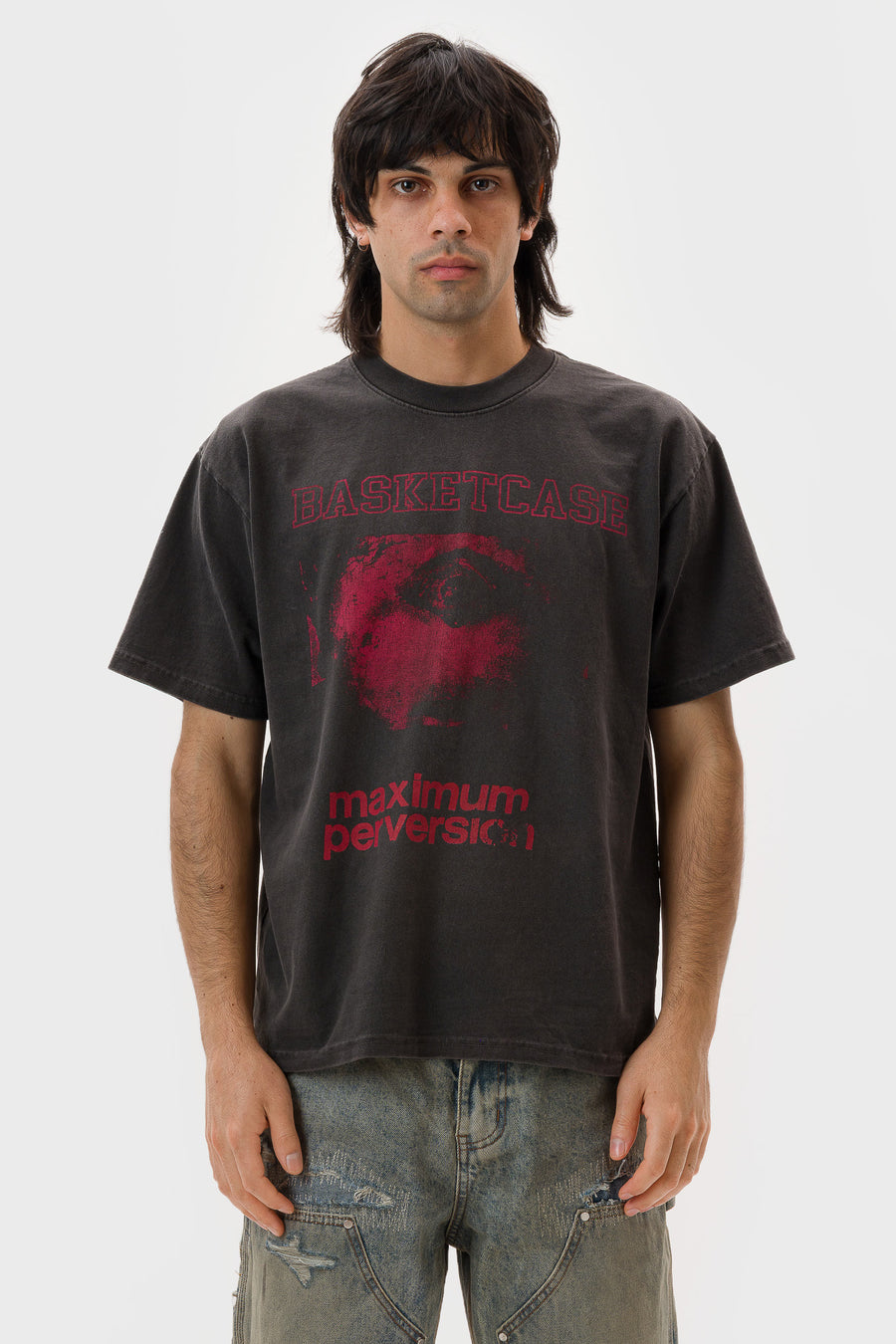 Crutch T-Shirt in Vintage Black