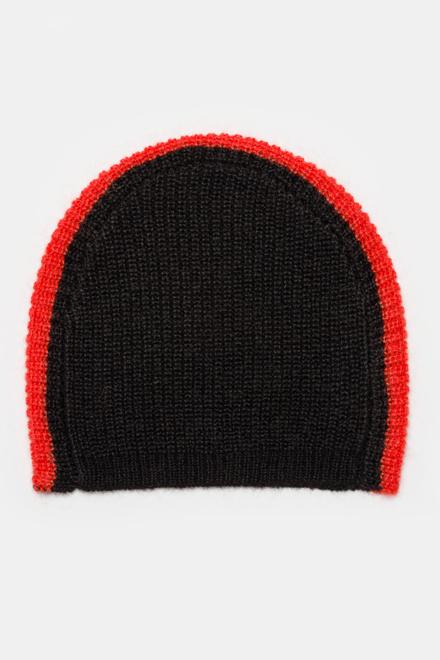 Faux Knit Skully in Black/Red