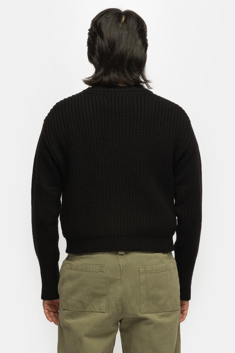 Basketcase Gallery Fisherman Knit Sweater in Black - Notre