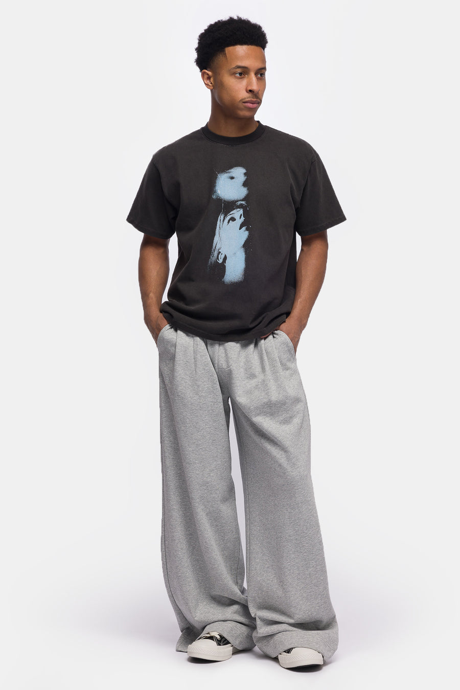 Basketcase Gallery Ghost T-Shirt in Vintage Black - Notre