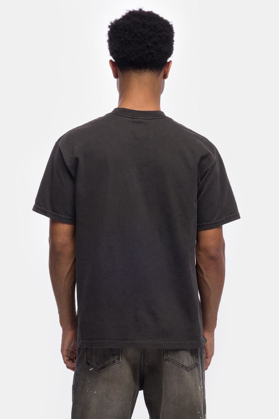 Basketcase Gallery Hat Trick T-Shirt in Vintage Black - Notre