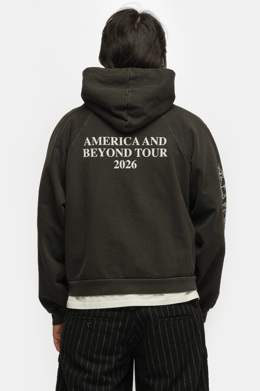 Basketcase Gallery Massacre Zip Up Hoodie in Vintage Black - Notre