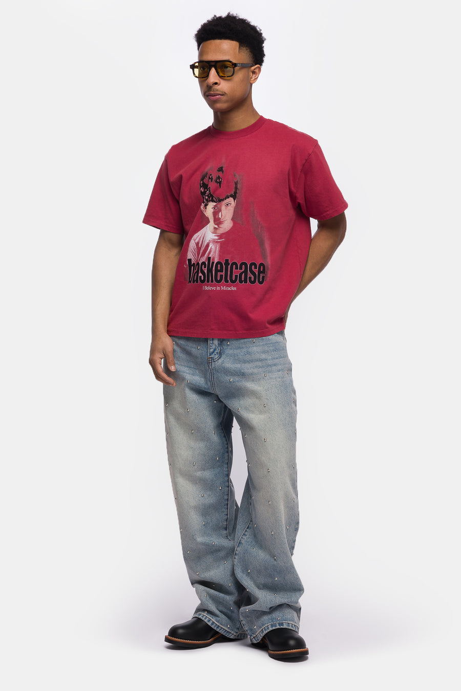 Basketcase Gallery Miracle T-Shirt in Red - Notre
