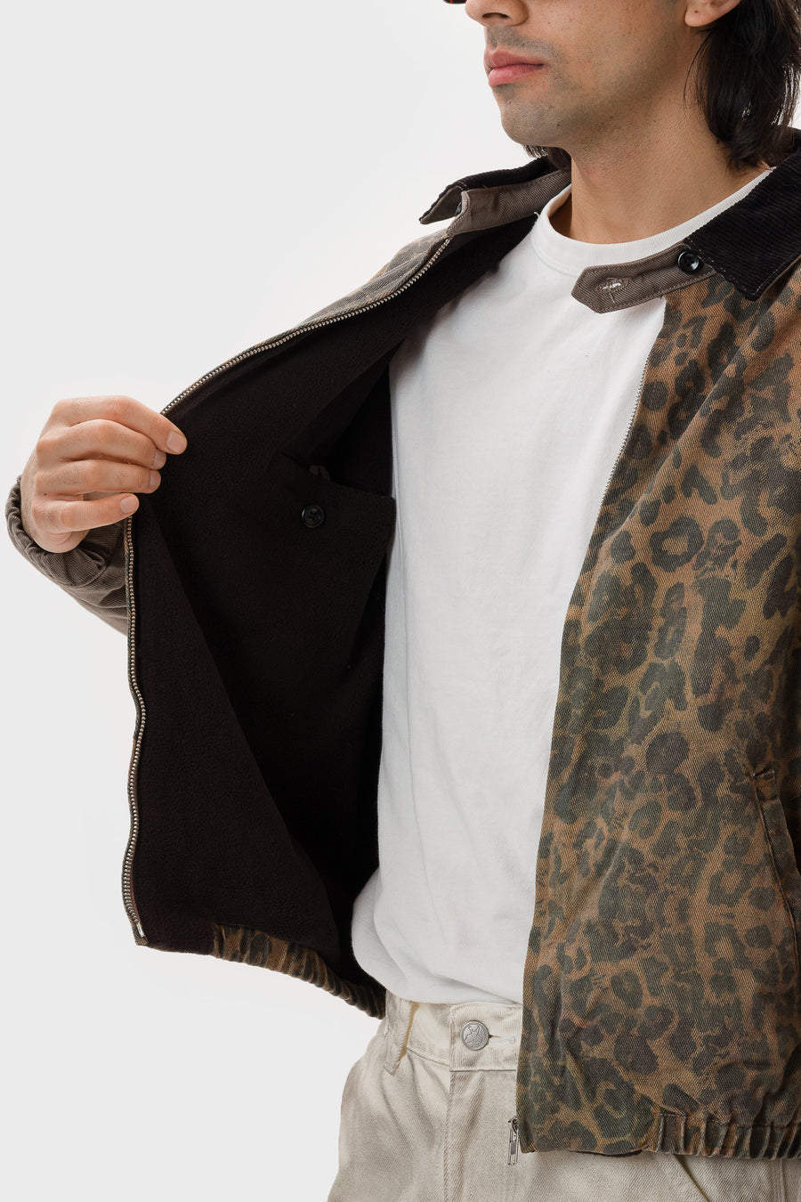 Panther Grifter Jacket in Orange/Yellow/Grey