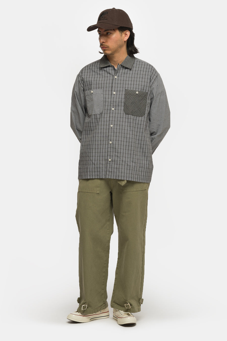 Basketcase Gallery Ragmuffin Button Up Shirt in Multi - Notre
