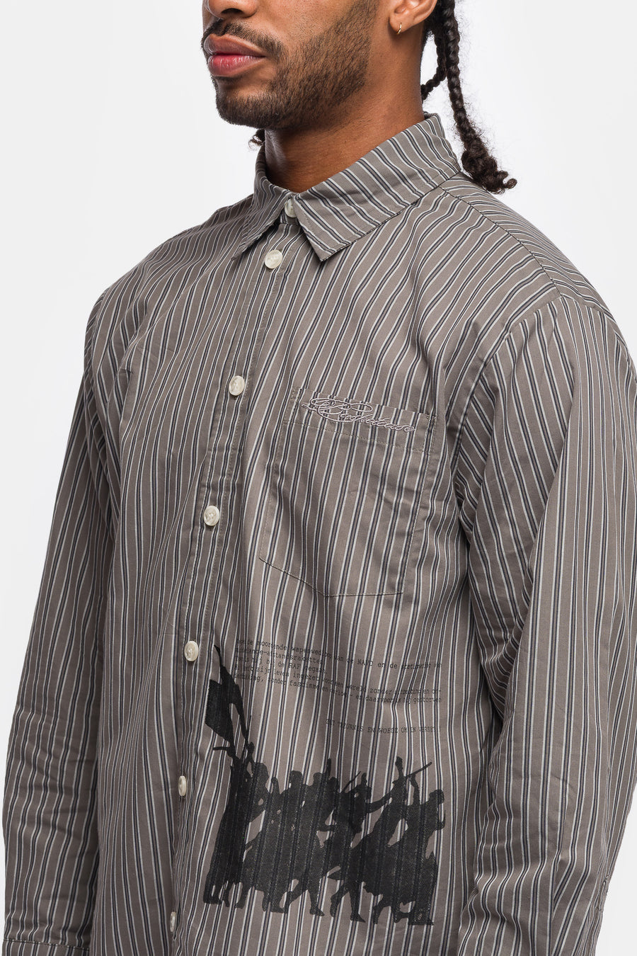 Riot Button Up Shirt in Green