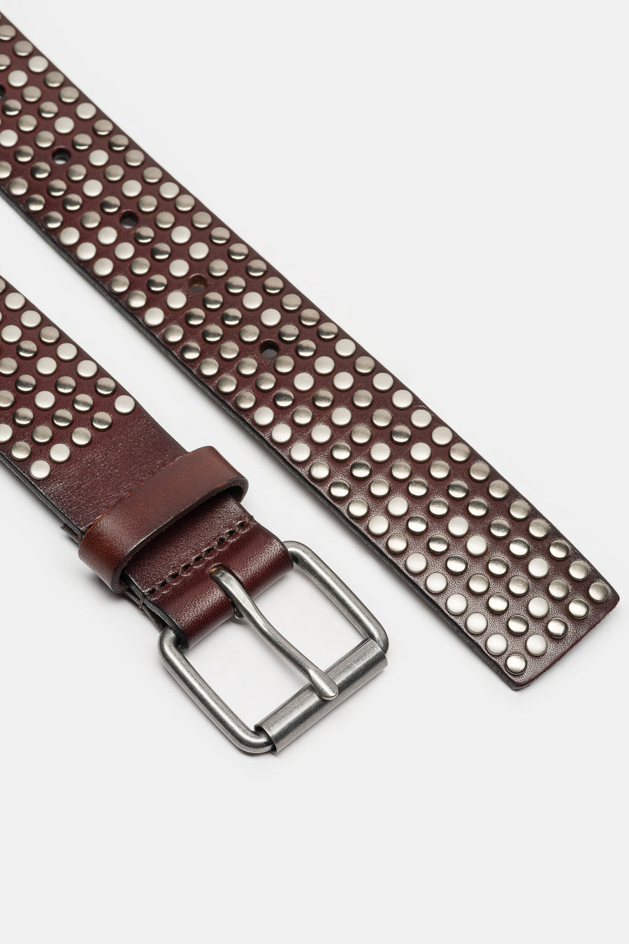 Basketcase Gallery Rust Fastener Belt in Brown - Notre