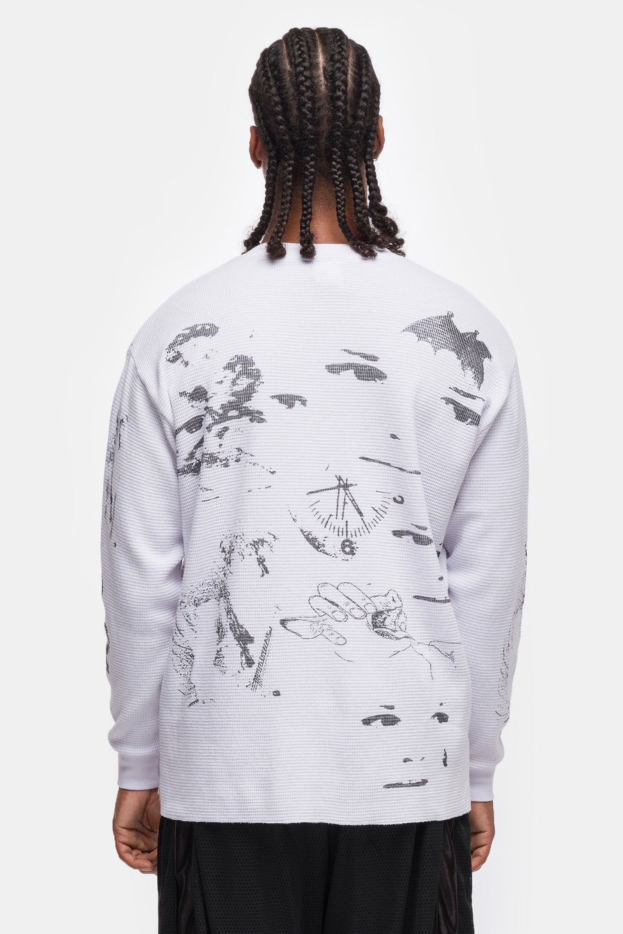 Scribble Thermal in White