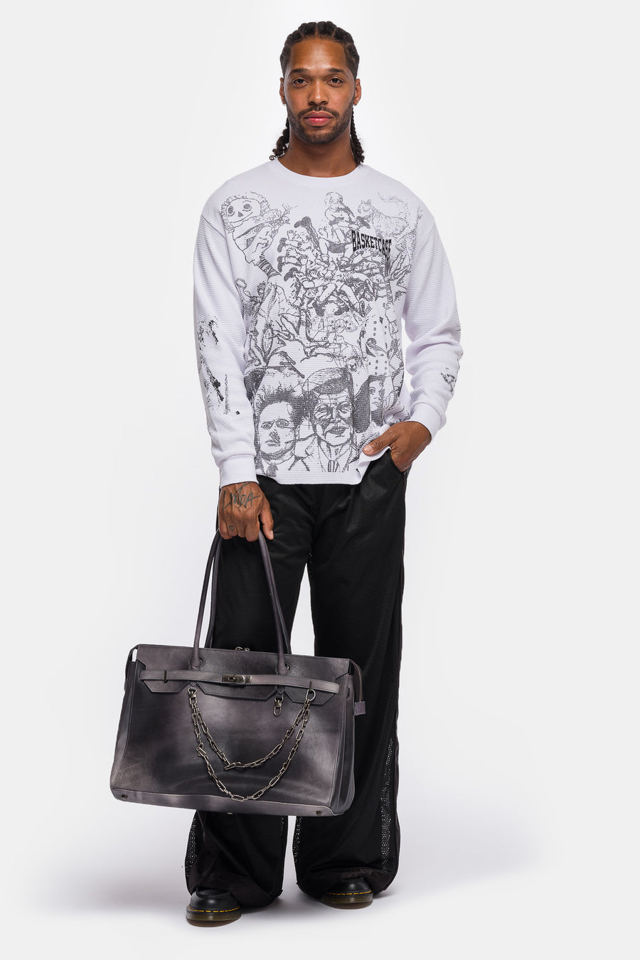 Scribble Thermal in White