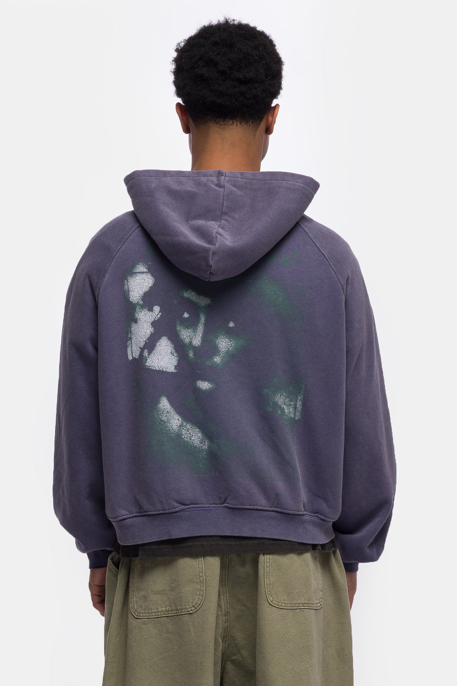 Basketcase Gallery Siren Thermal Lined Zip-Up Hoodie in Navy Blue - Notre