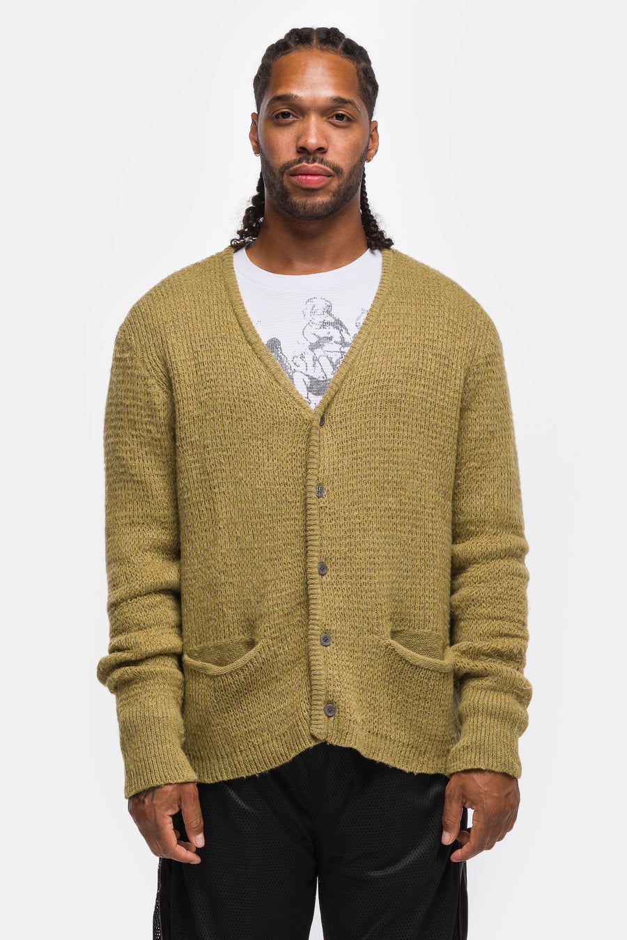 Wretch Cardigan in Green