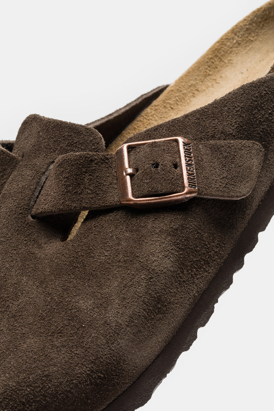 Birkenstock Boston Soft Footbed Mule in Mocha - Notre
