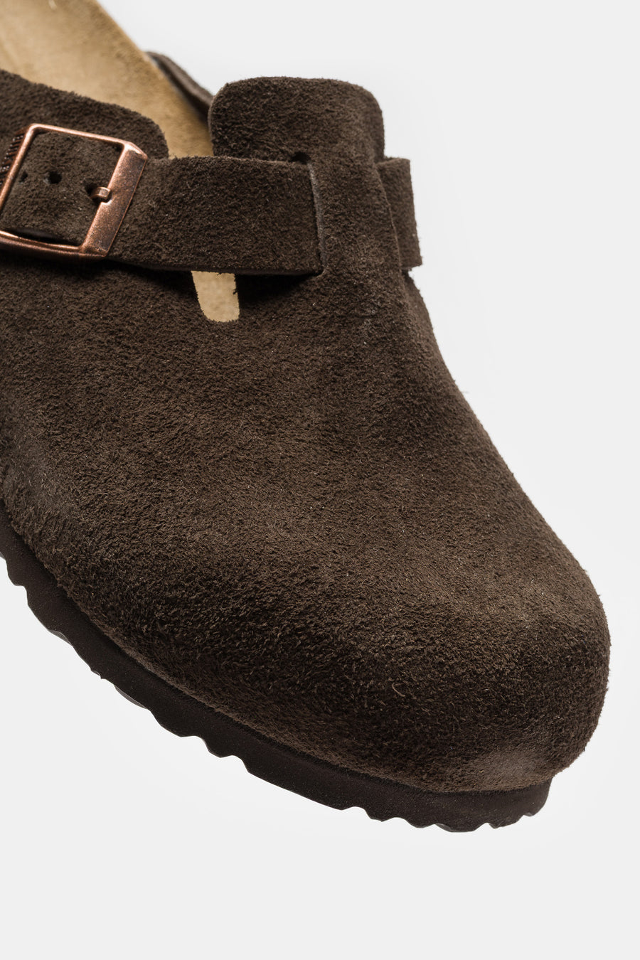 Birkenstock Boston Soft Footbed Mule in Mocha - Notre