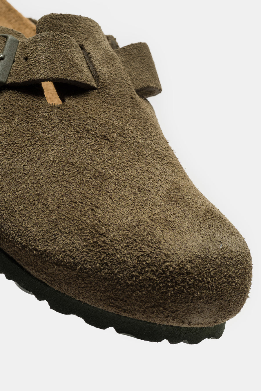 Birkenstock Boston Mule in Thyme Suede - Notre