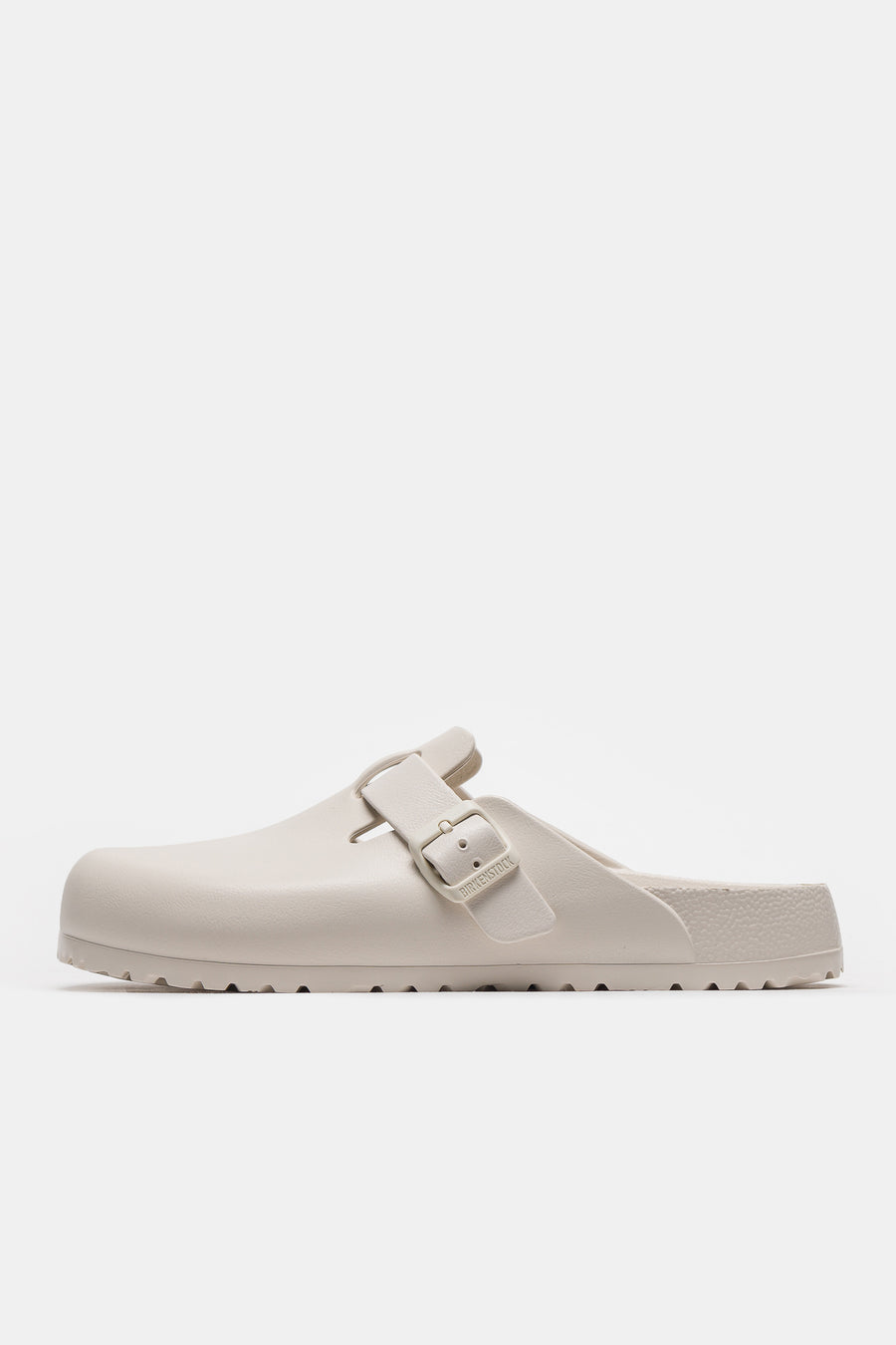 BIRKENSTOCK Boston 42R ホワイト Birkenstock Boston Soft Footbed Antique White Suede