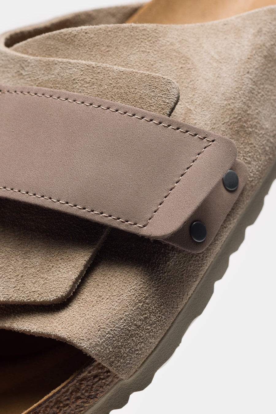 靴 Birkenstock Kyoto 43 Taupe Kyoto Nubuck-Suede Leather Taupe | BIRKENSTOCK
