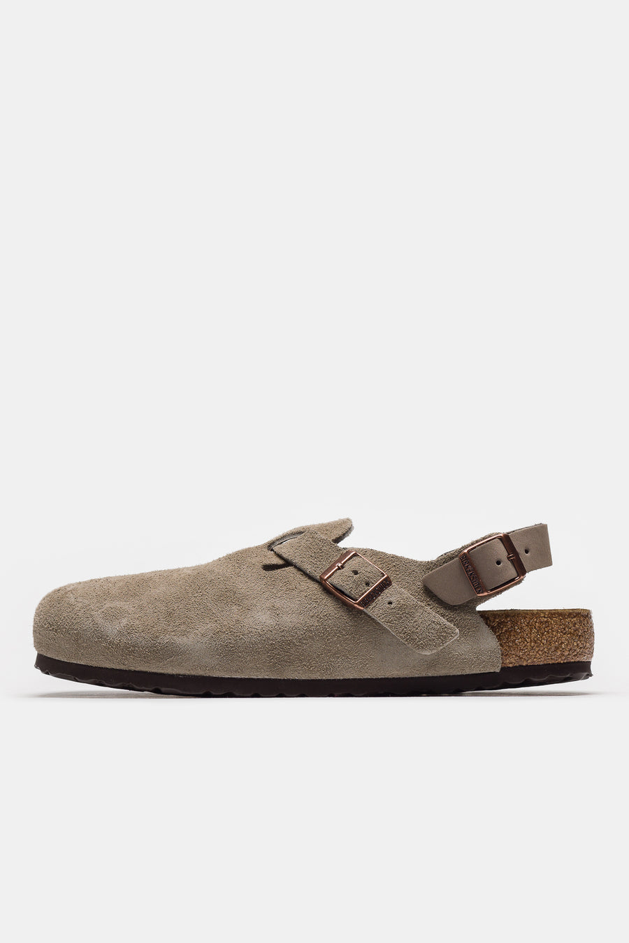 ファッション姫 通販 Tokio Taupe in Clog Suede 靴