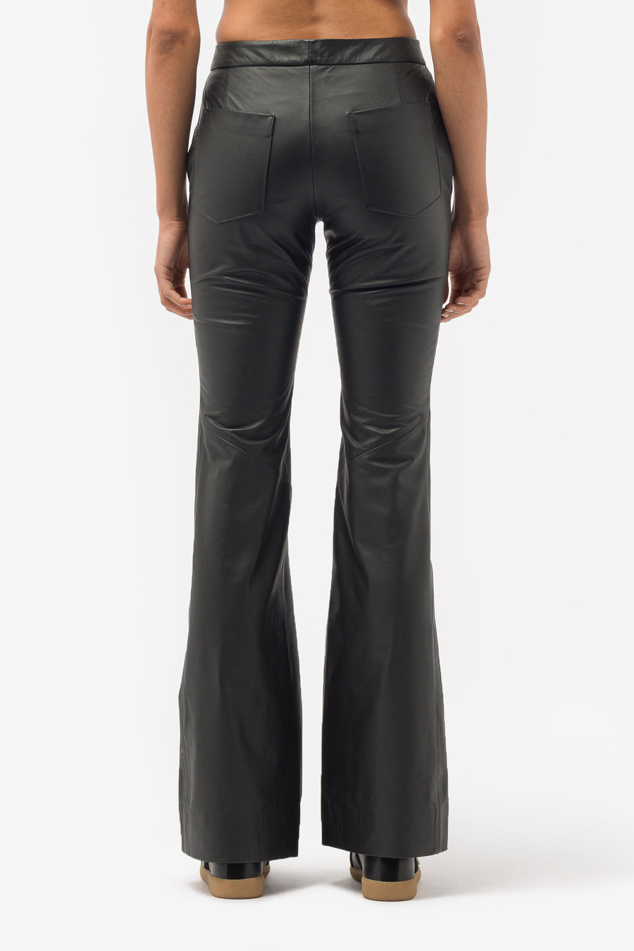 Chet Lo Tire Trouser in Black/Red - Notre