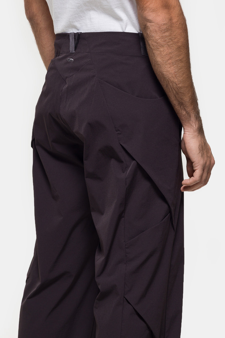 Braided Trouser in Black Bean