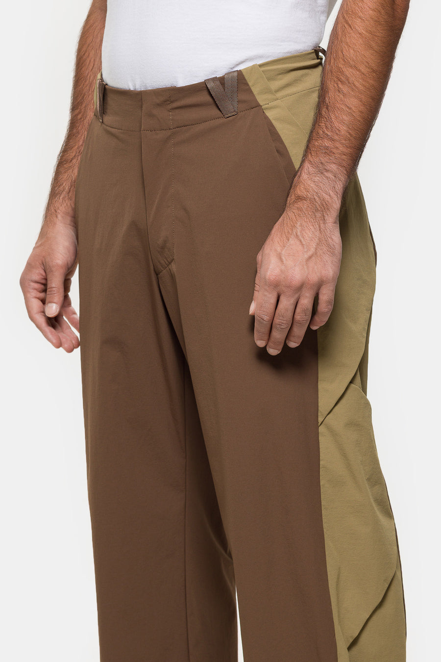 Braided Trouser in Desert/Olive