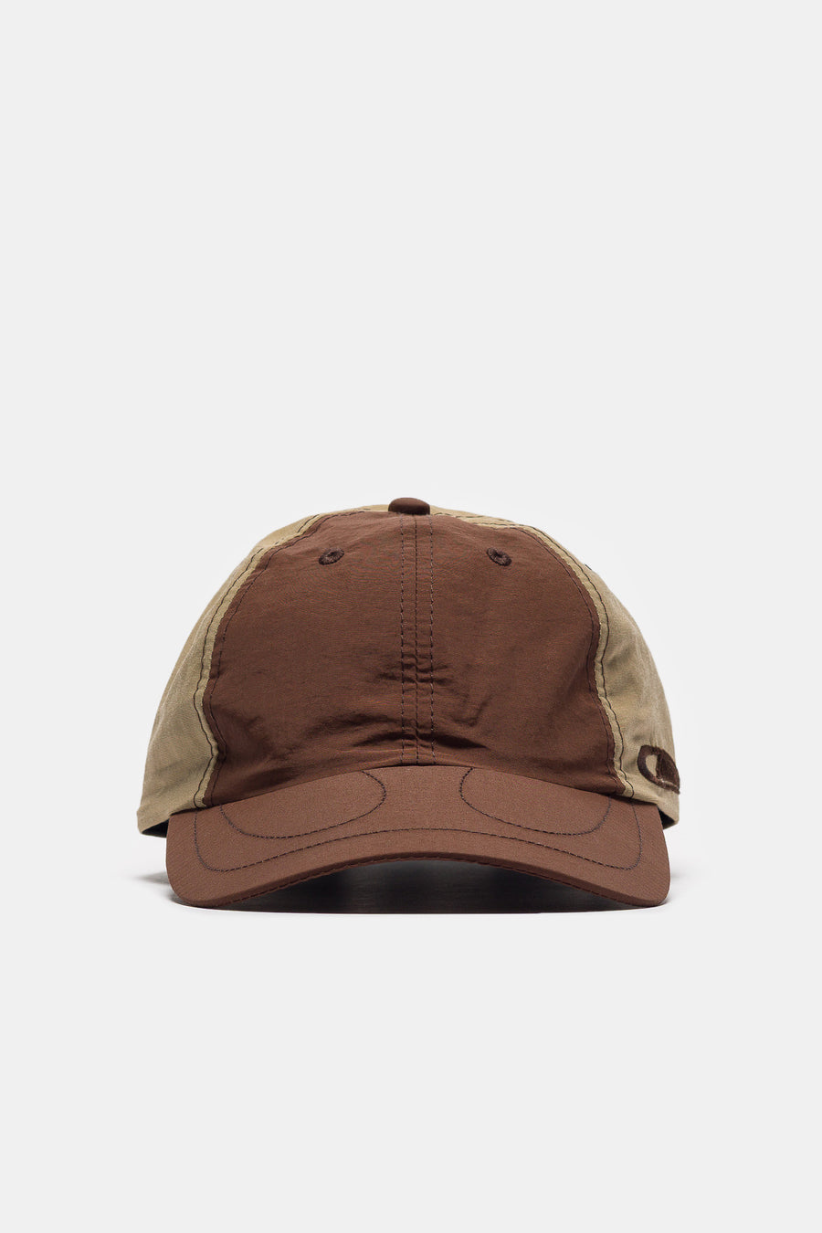Horseshoe 6 Panel Nylon Hat in Wheat/Brown